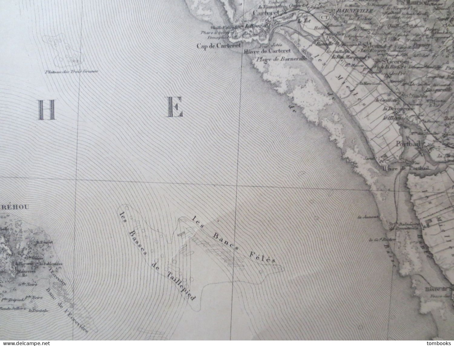50 - Barneville - Les Pieux  - Ensemble De 2 Cartes Maritimes Et Terrestres - 1889 Levé 1910 - - Nautical Charts