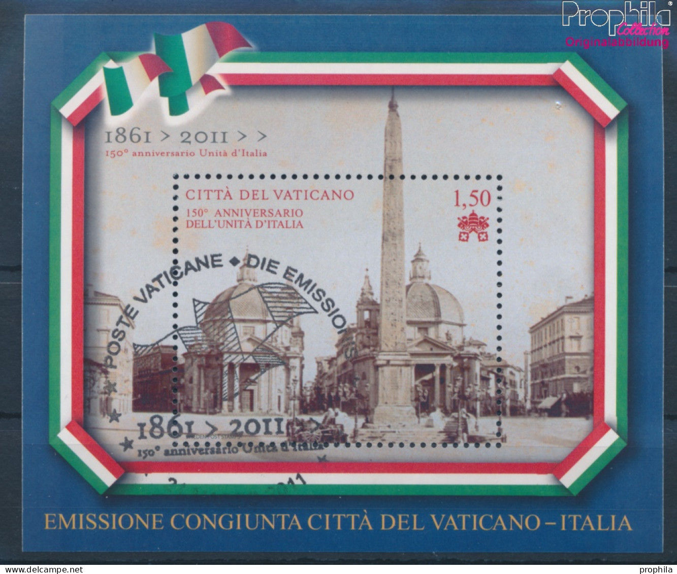 Vatikanstadt Block35 (kompl.Ausg.) Gestempelt 2011 Einheit Italiens (10352436 - Used Stamps