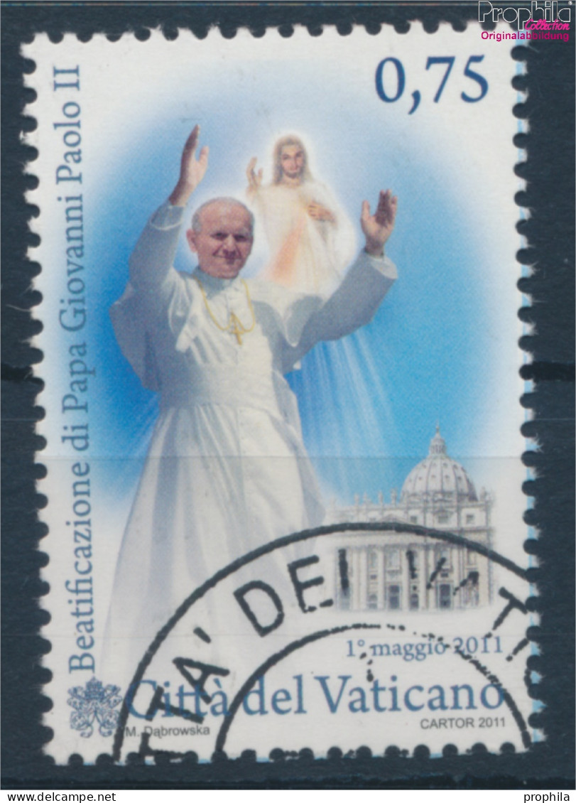 Vatikanstadt 1699 (kompl.Ausg.) Gestempelt 2011 Seligsprechung Johannes Paul II (10352439 - Used Stamps