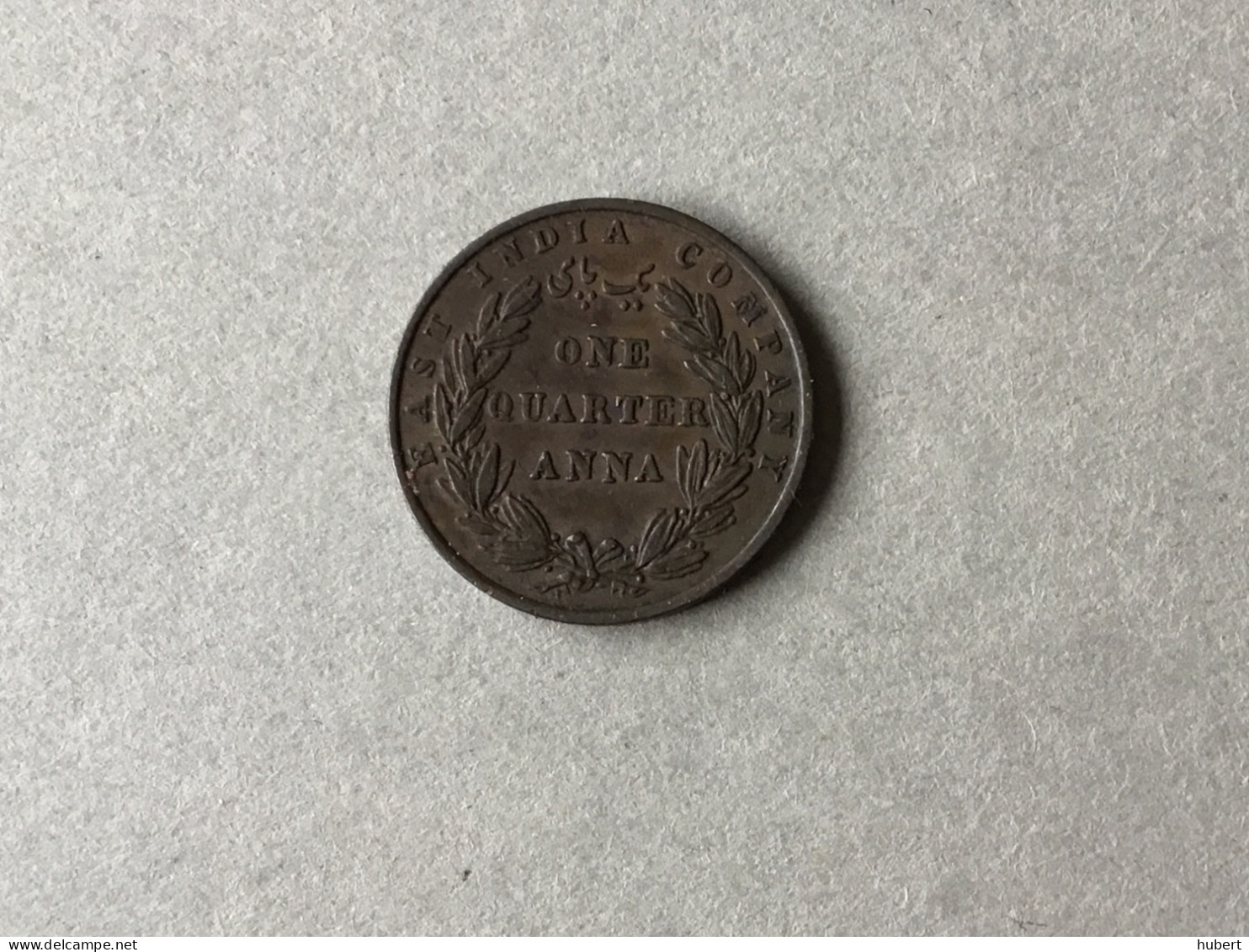 East India Company  One Quarter Anna 1835 - Colonias