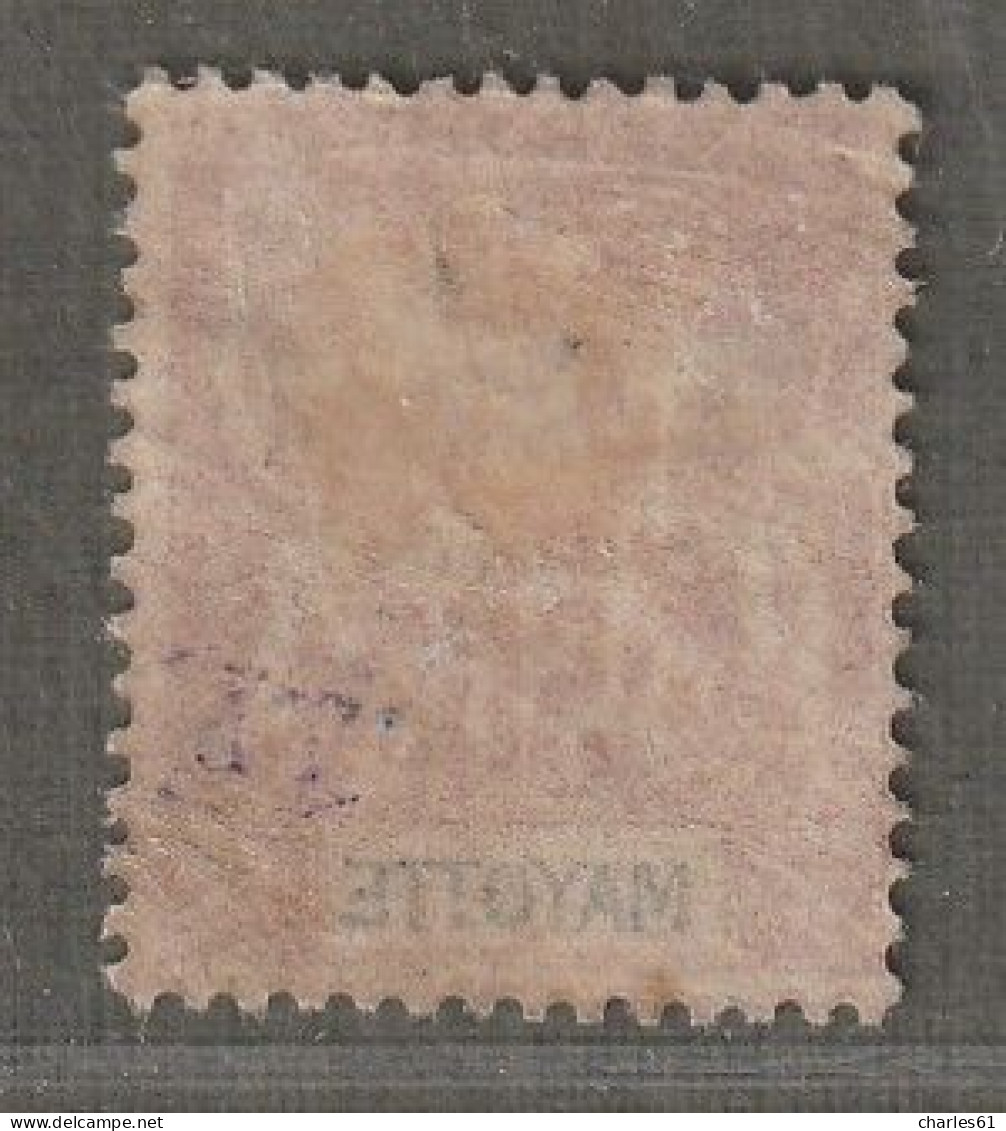 MAYOTTE - N°11 * (1892-99) 50c Rose - Ongebruikt