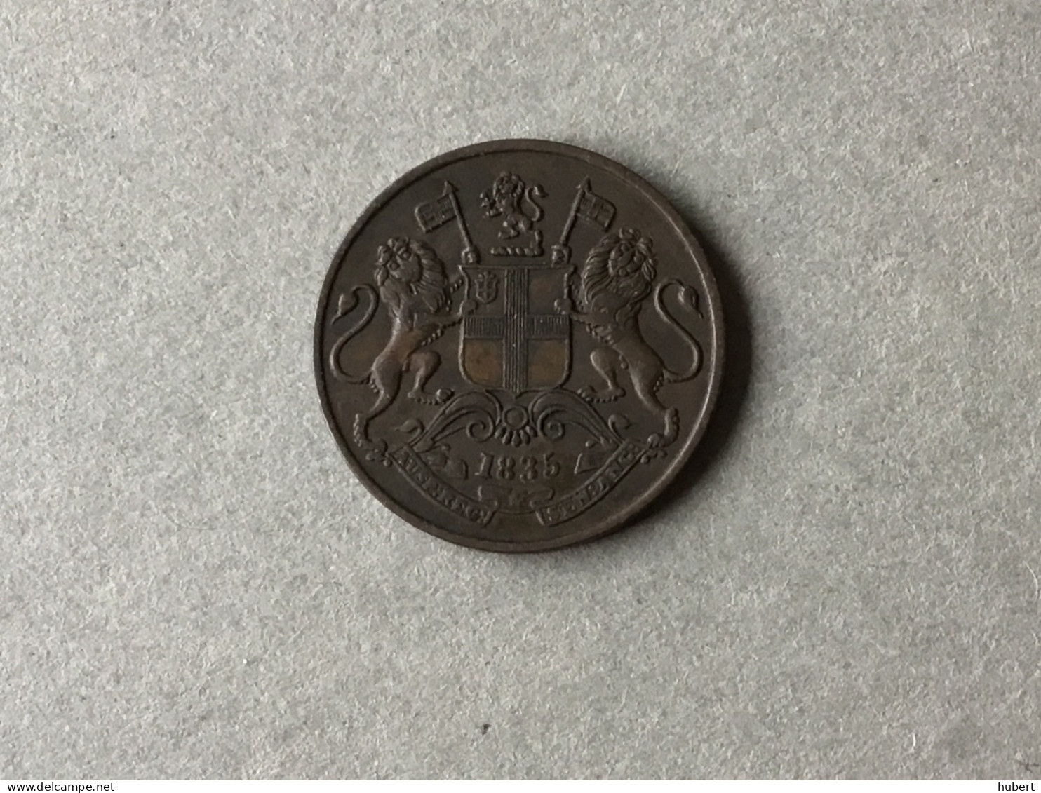 East India Company  One Quarter Anna 1835 - Colonias