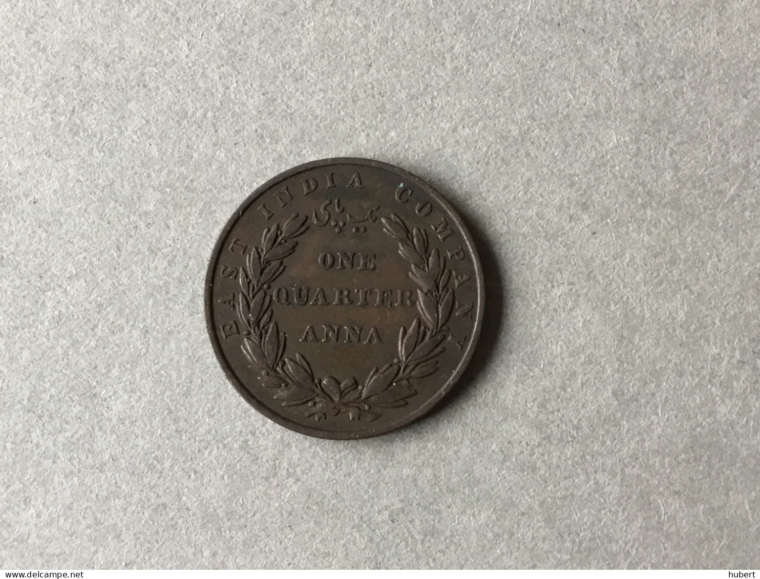 East India Company  One Quarter Anna 1835 - Colonies