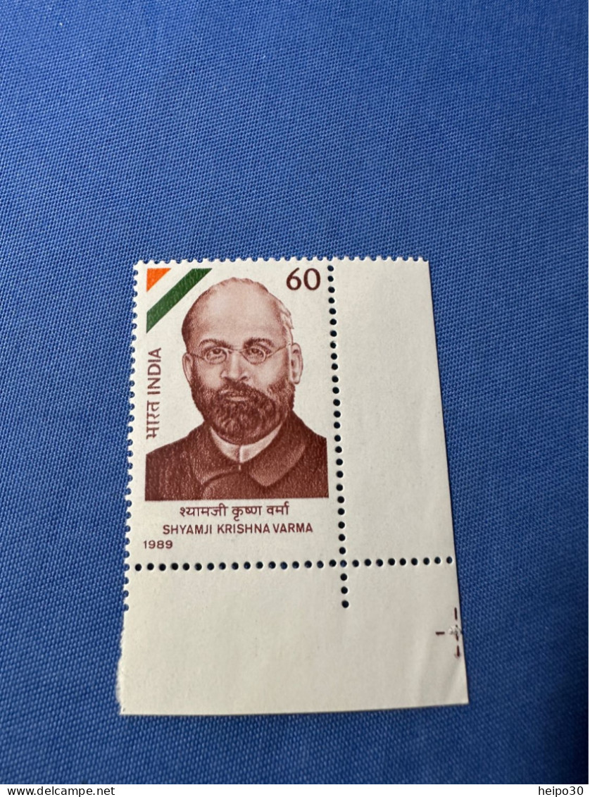 India 1989 Michel 1233 Shyamji Krishna Varma MNH - Ungebraucht