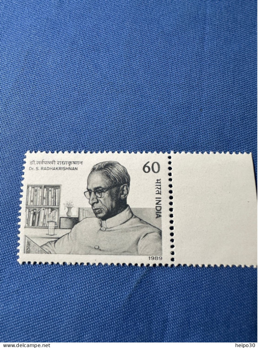 India 1989 Michel 1230 Sarvepalli Radhakrishnan MNH - Neufs