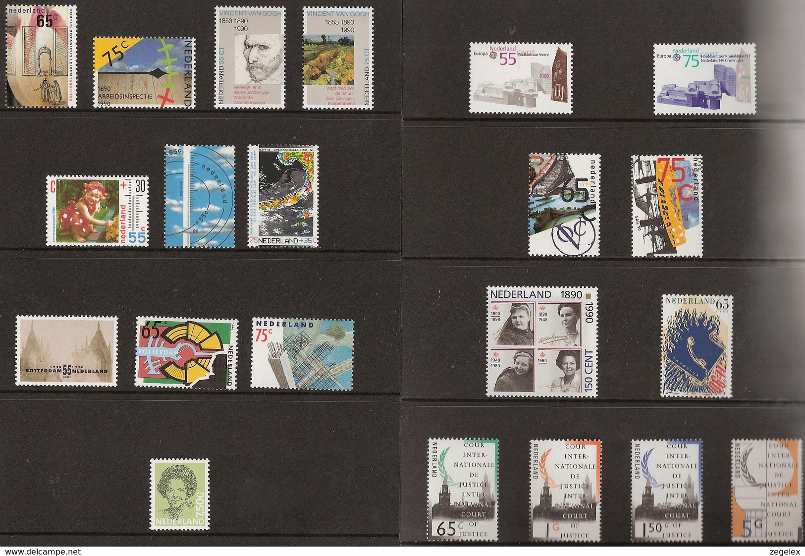 1990 Jaarcollectie PTT Post + December Sheet. Postfris/MNH** - Full Years