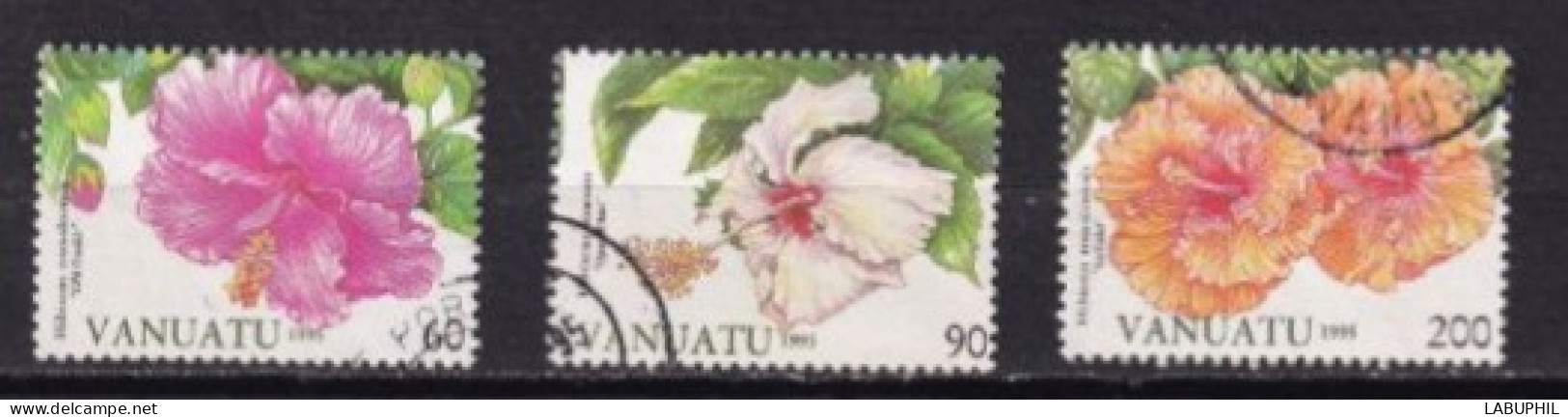 VANUATU Oblitérés Used 1995 Fleurs - Vanuatu (1980-...)