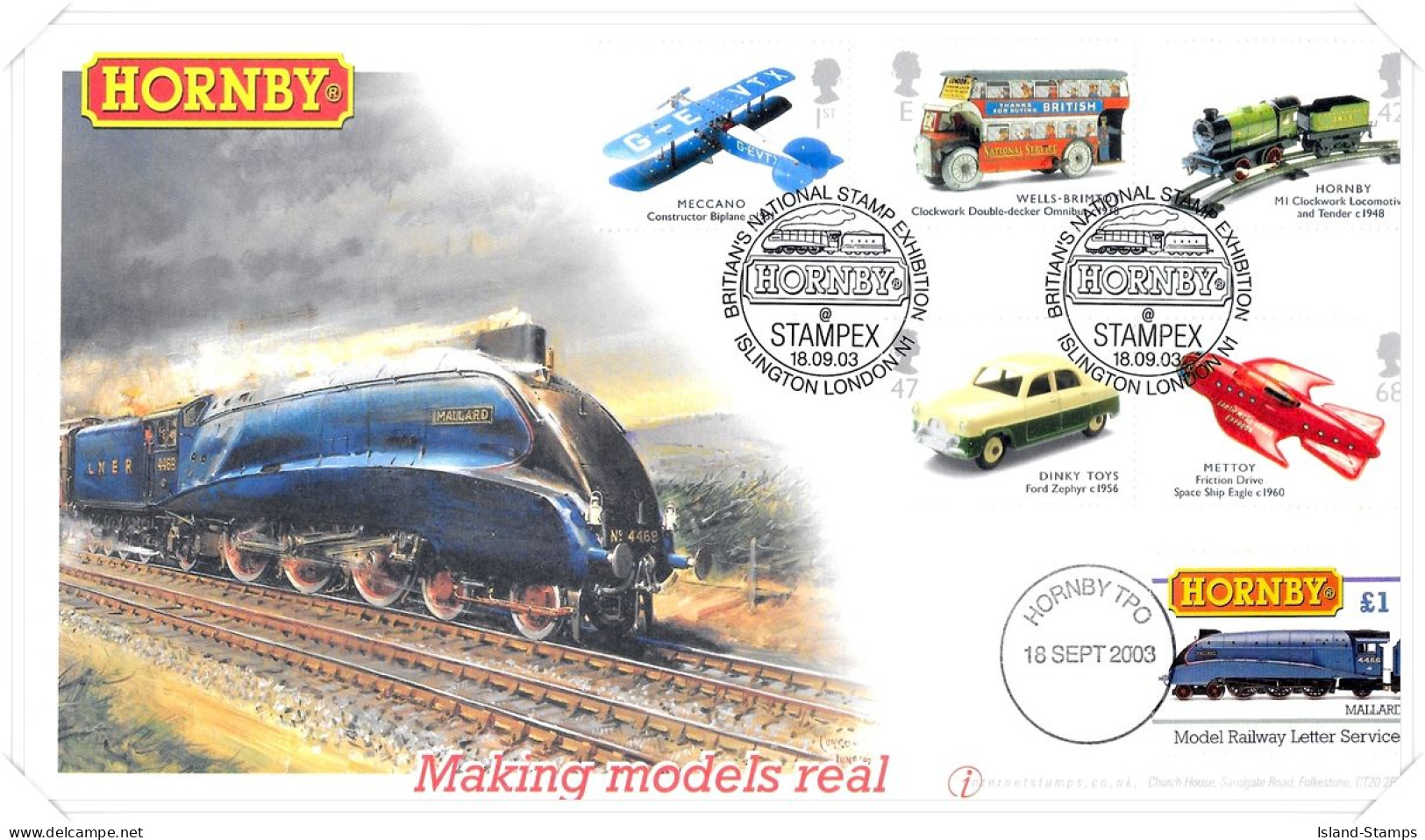 2003 Toys Hornby Pm Unaddressed TT - 2001-2010 Decimal Issues