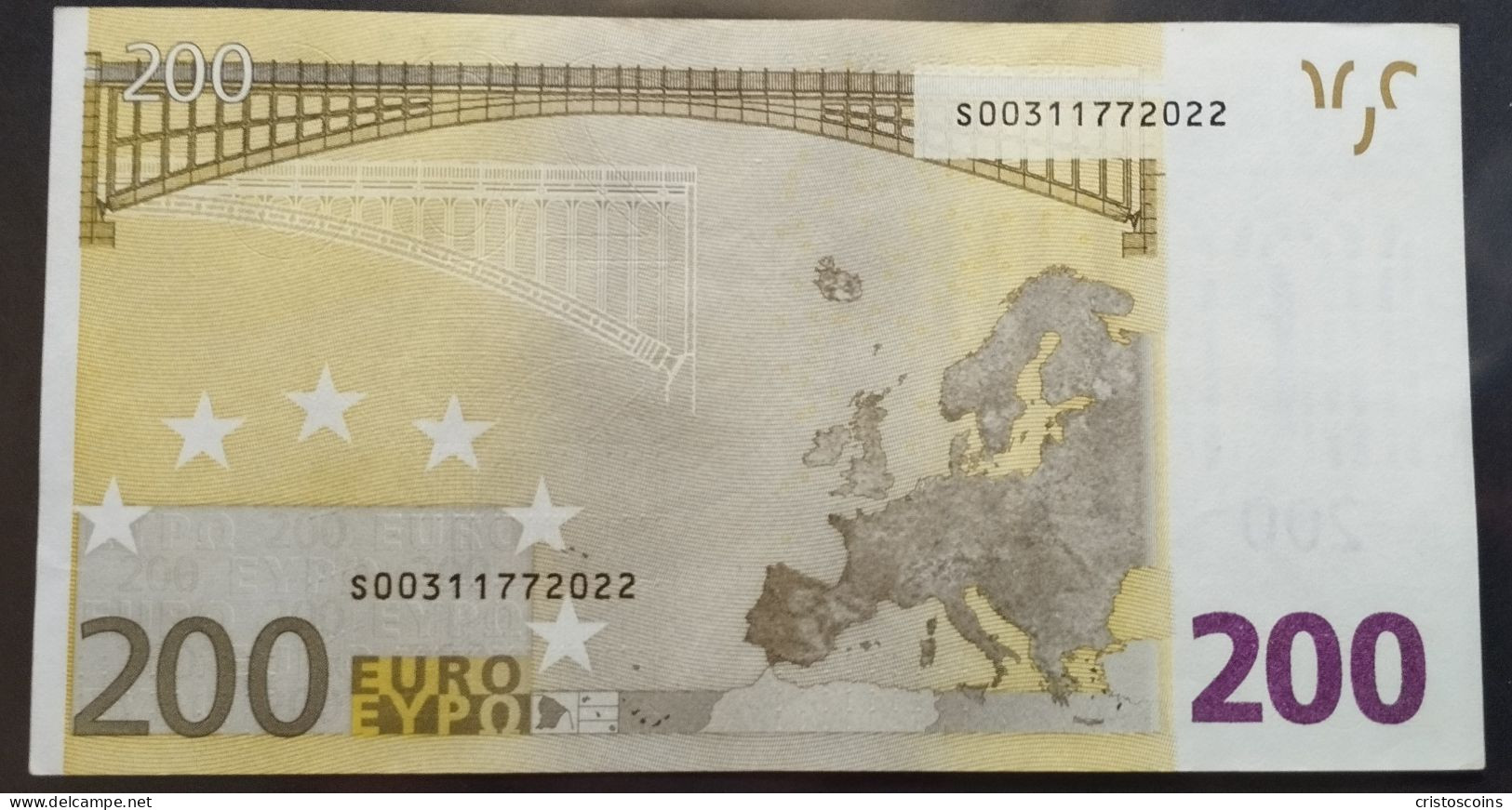 Italia 200€ 2002 Duisenberg Pick: 6s UNC.(cas/Eba - 200 Euro