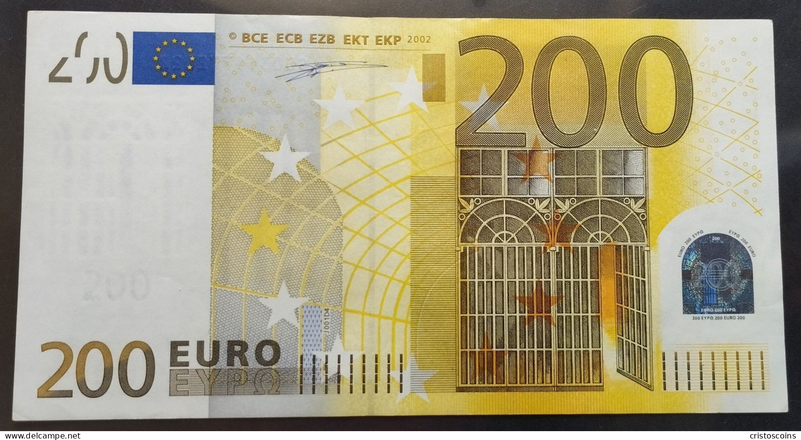 Italia 200€ 2002 Duisenberg Pick: 6s UNC.(cas/Eba - 200 Euro