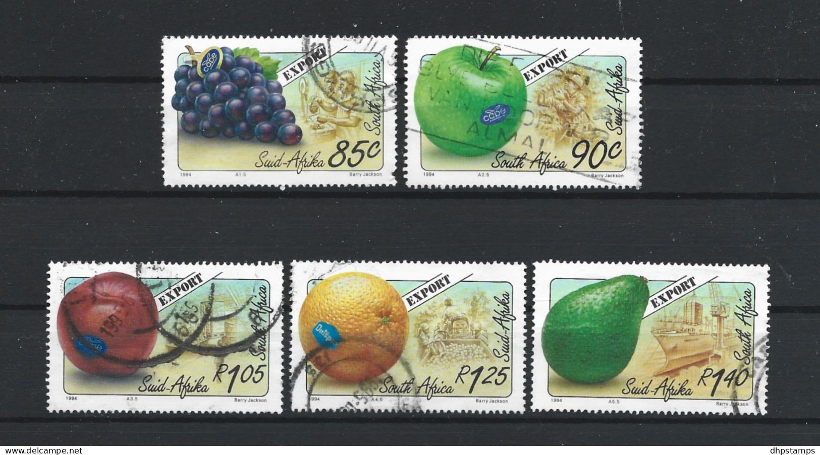 S. Afrika 1994 Fruit Y.T. 834/838 (0) - Usati