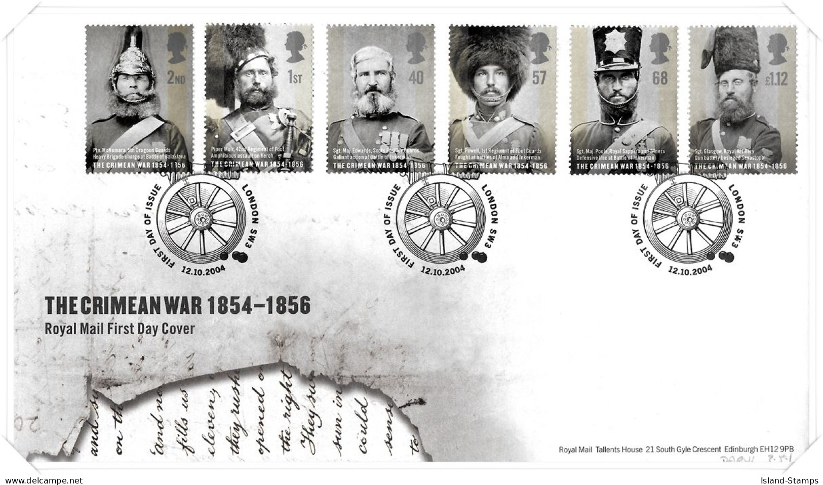 2004 Crimean War Unaddressed TT - 2001-10 Ediciones Decimales