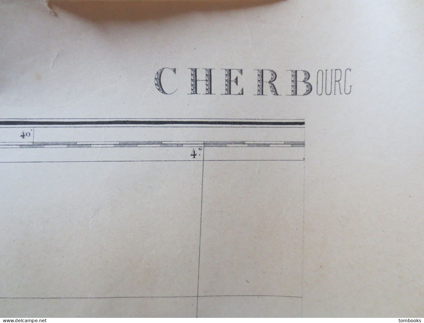 50 - Cherbourg - Ensemble De 3 Cartes Maritimes Et Terrestres - 1889 Levé 1910 Et 1893  - - Nautical Charts