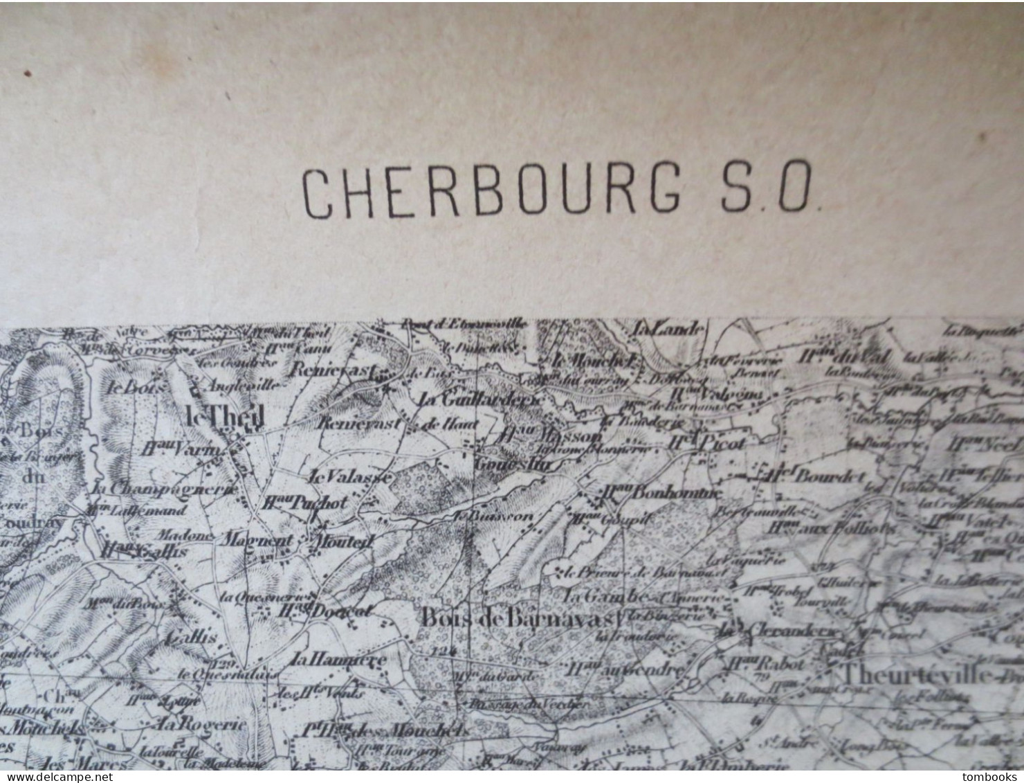 50 - Cherbourg - Ensemble De 3 Cartes Maritimes Et Terrestres - 1889 Levé 1910 Et 1893  - - Zeekaarten