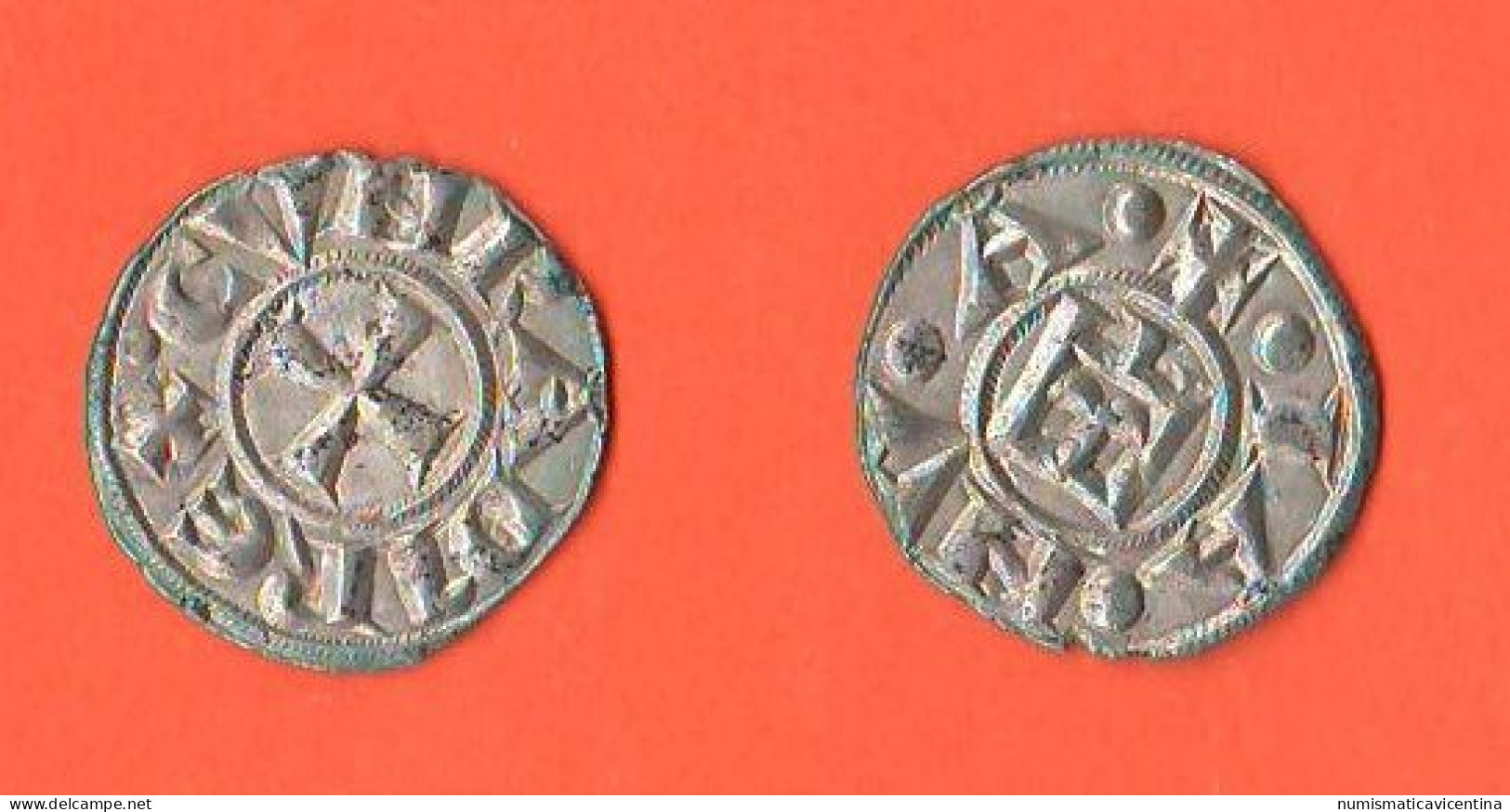 Genova Denaro Piccolo XII° Siècle Silver Coin Genua Italian Old States - Genua