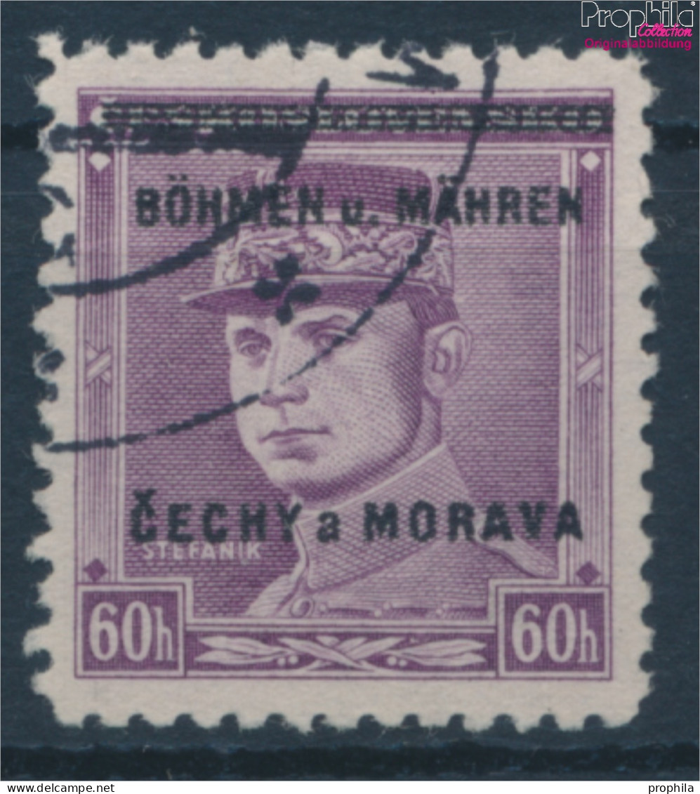 Böhmen Und Mähren 8 Stempel Nicht Prüfbar Gestempelt 1939 Aufdruckausgabe (10351454 - Usados