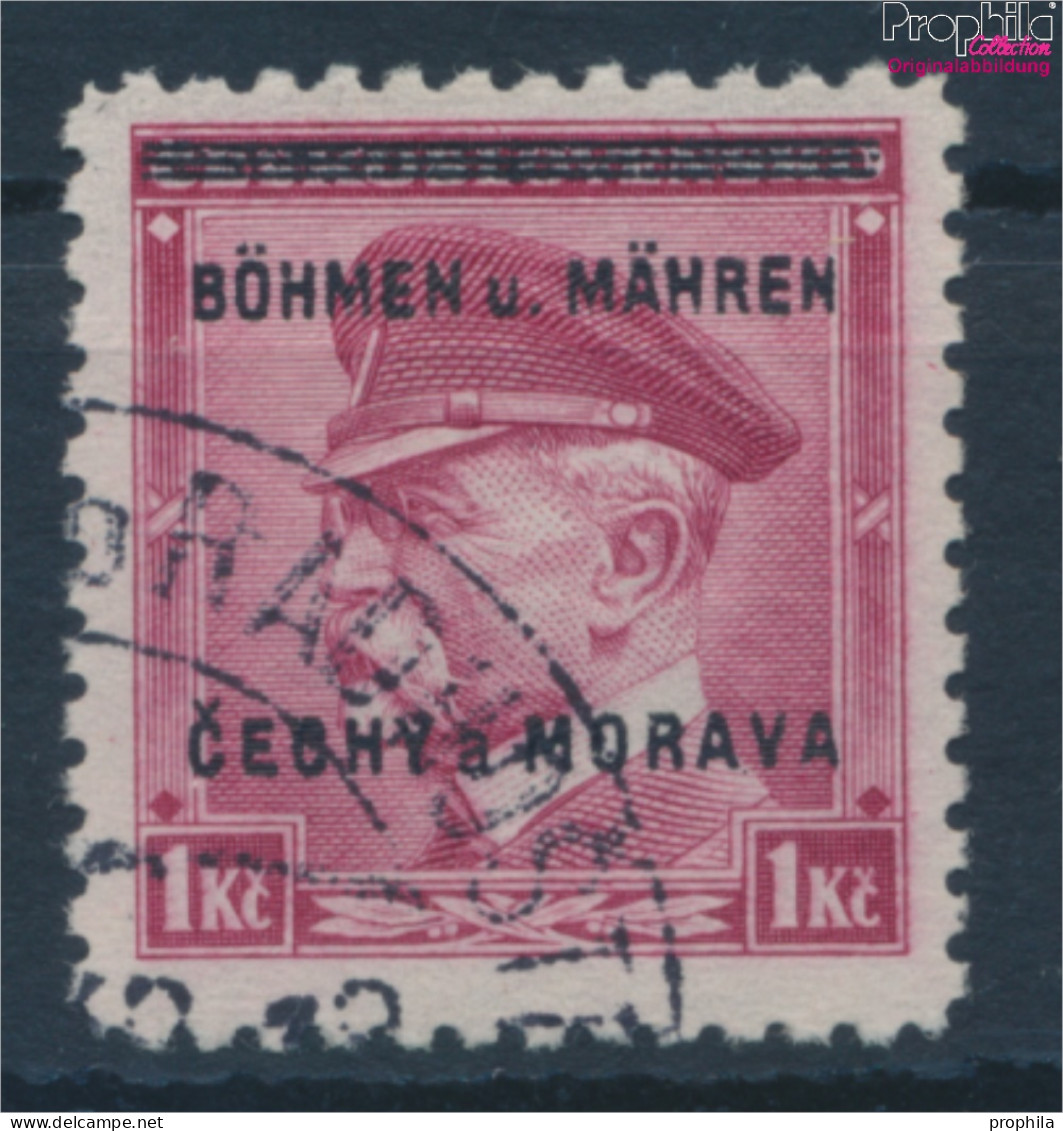 Böhmen Und Mähren 9 Stempel Nicht Prüfbar Gestempelt 1939 Aufdruckausgabe (10351453 - Oblitérés