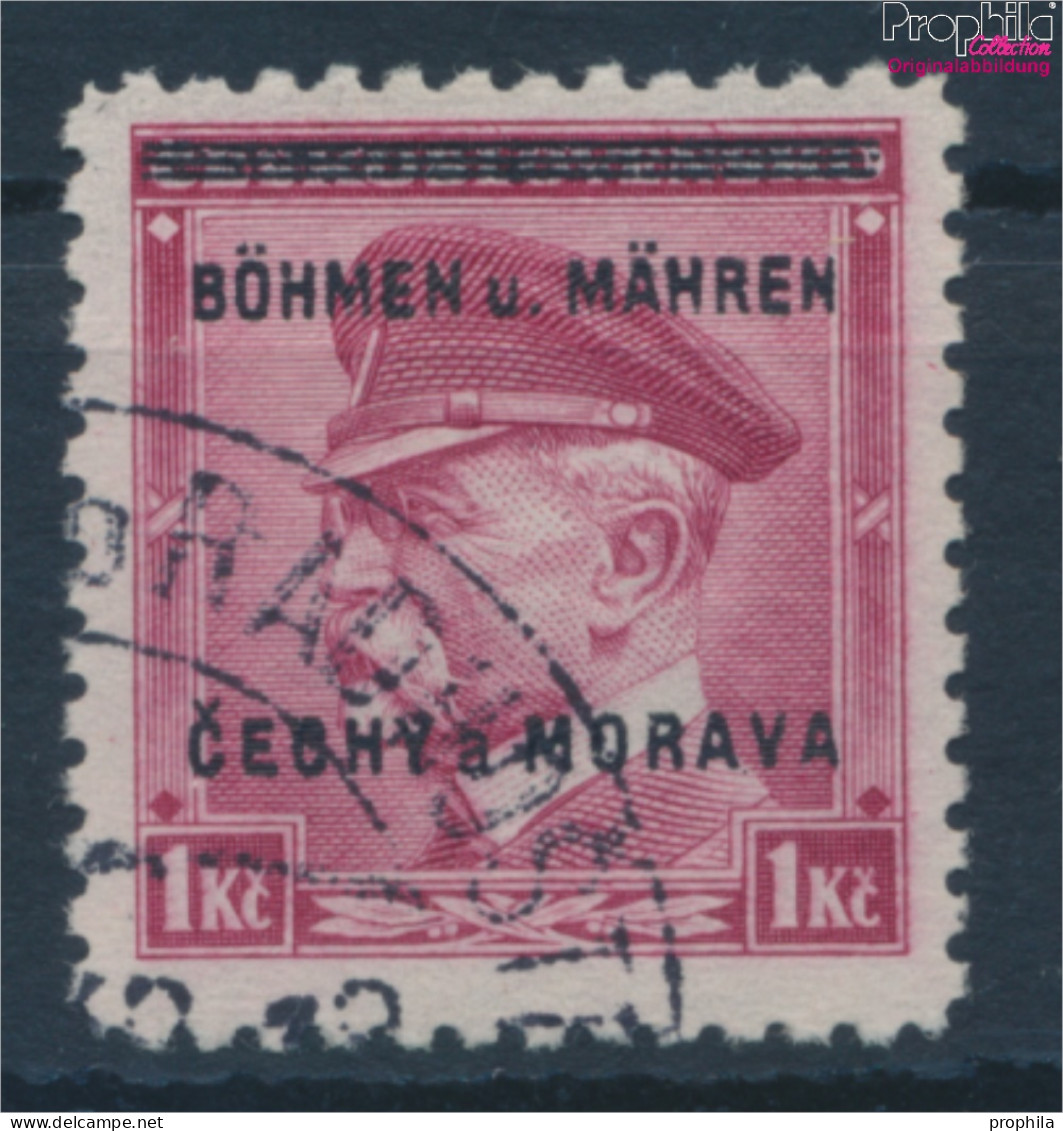 Böhmen Und Mähren 9 Stempel Nicht Prüfbar Gestempelt 1939 Aufdruckausgabe (10351453 - Usados