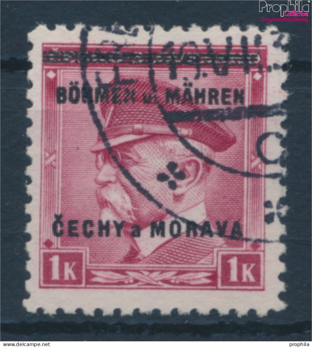 Böhmen Und Mähren 10 Stempel Nicht Prüfbar Gestempelt 1939 Aufdruckausgabe (10351460 - Usati