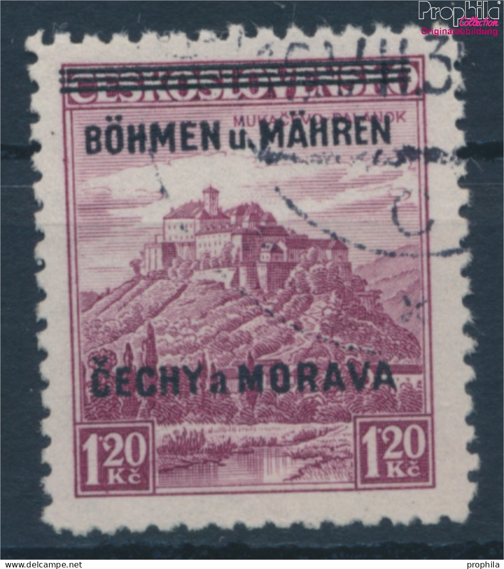 Böhmen Und Mähren 11 Stempel Nicht Prüfbar Gestempelt 1939 Aufdruckausgabe (10351452 - Oblitérés