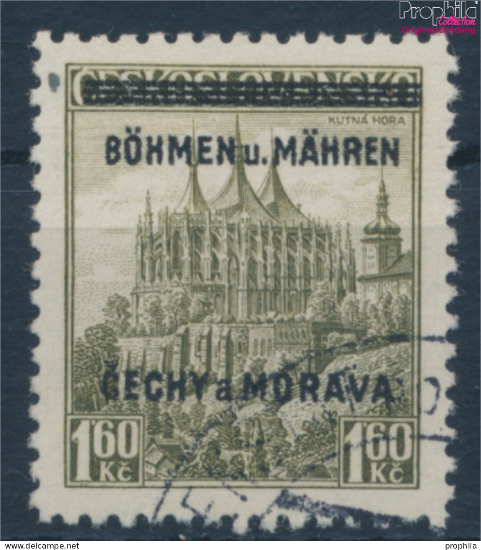 Böhmen Und Mähren 13 Stempel Nicht Prüfbar Gestempelt 1939 Aufdruckausgabe (10351450 - Gebruikt