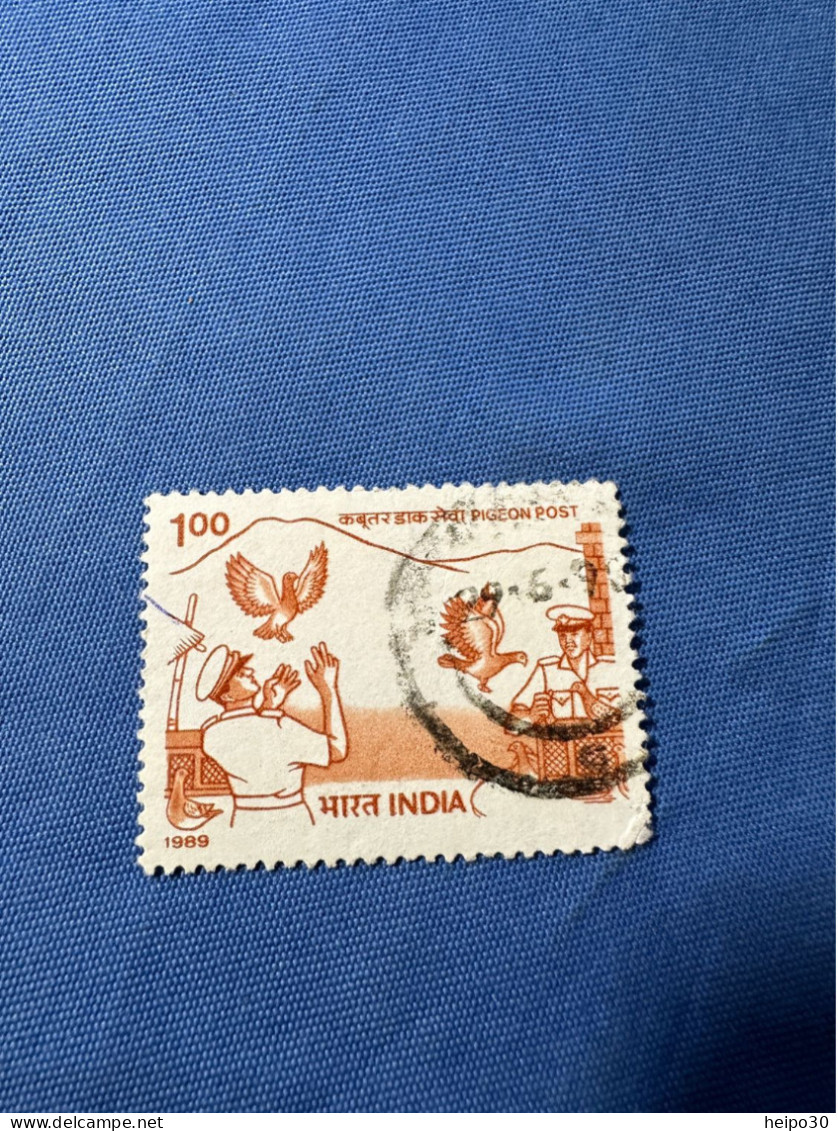 India 1989 Michel 1239 Brieftaubenpost - Gebruikt