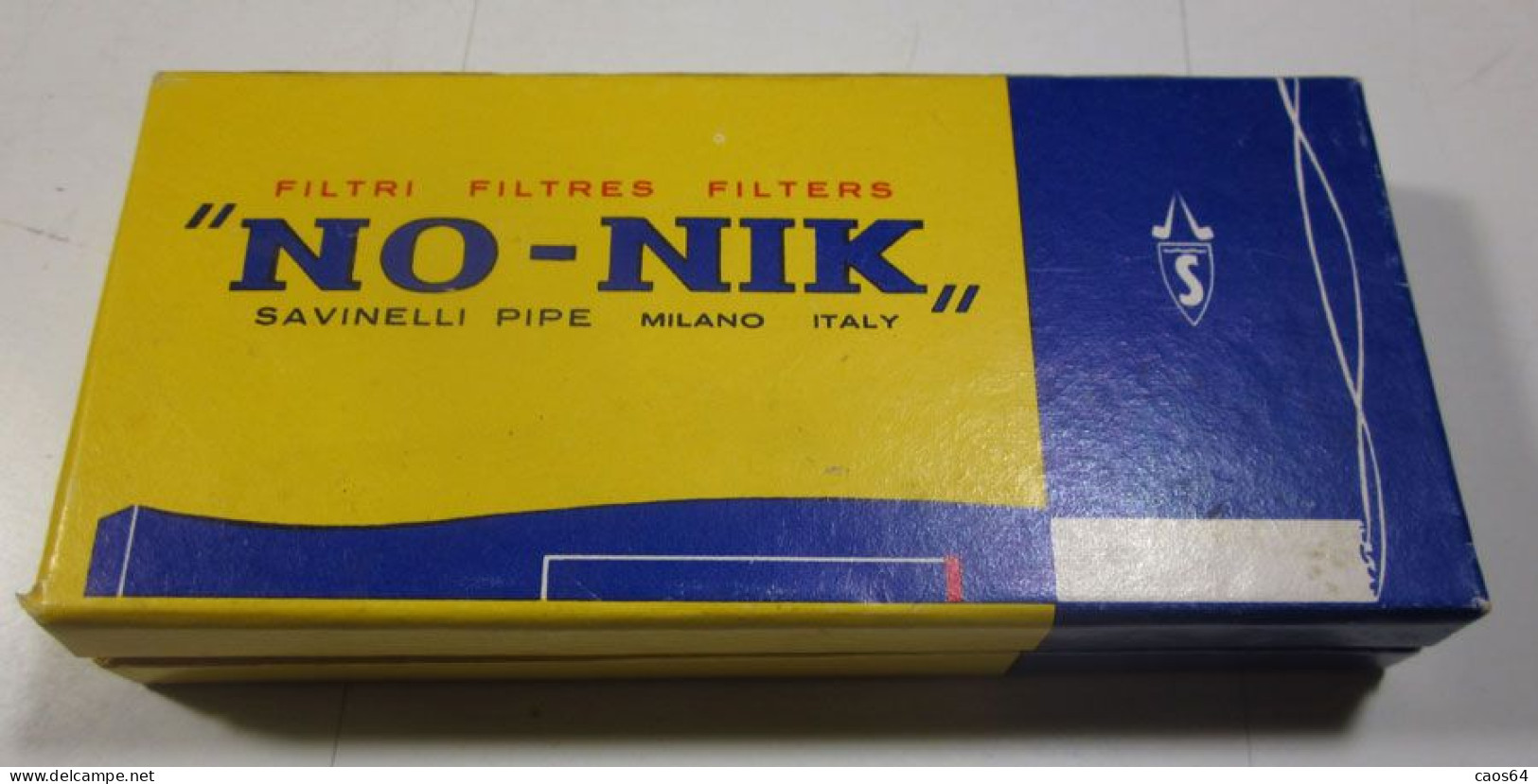 NO - NIK Filtri Filtres Filters Savinelli Pipe Italy Con Bocchino Vintage - Fuma Sigarette