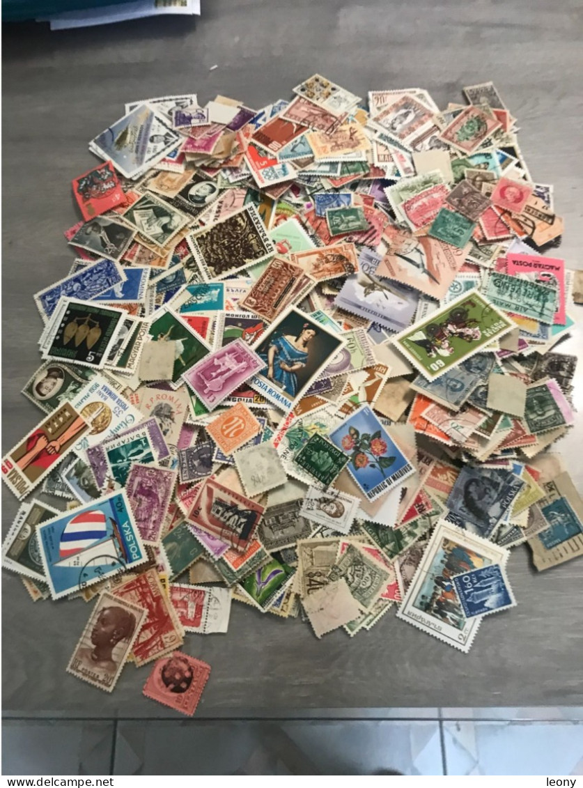 PLUSIEURS MILLIERS   De TIMBRES  De  FRANCE  Et   DIVERS PAYS  - NEUFS & OBLITERES - Quelques ENVELOPPES - Lots & Kiloware (mixtures) - Min. 1000 Stamps