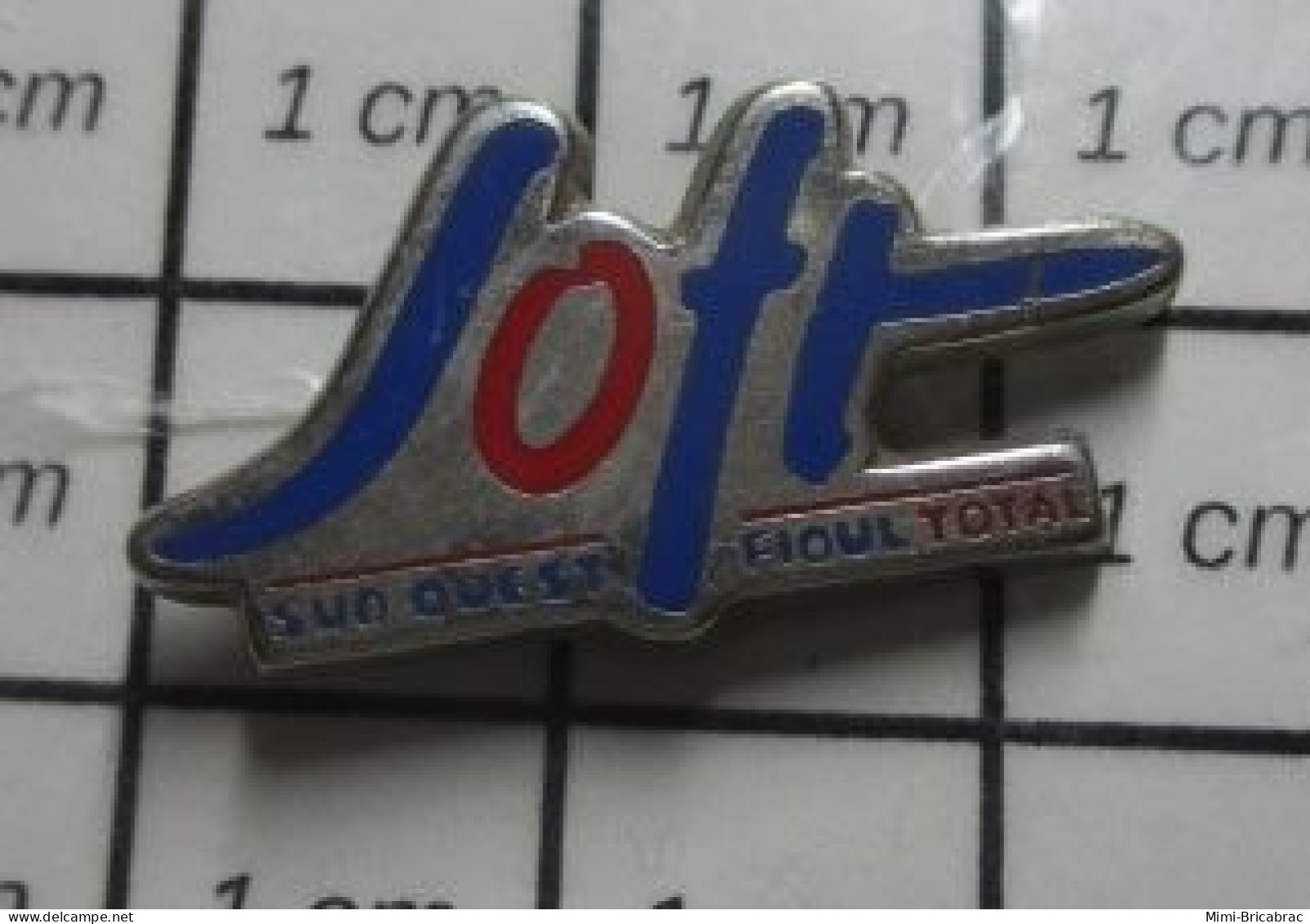 713J Pin's Pins / Beau Et Rare / CARBURANTS / SOFT SUD OUEST FIOUL TOTAL - Brandstoffen