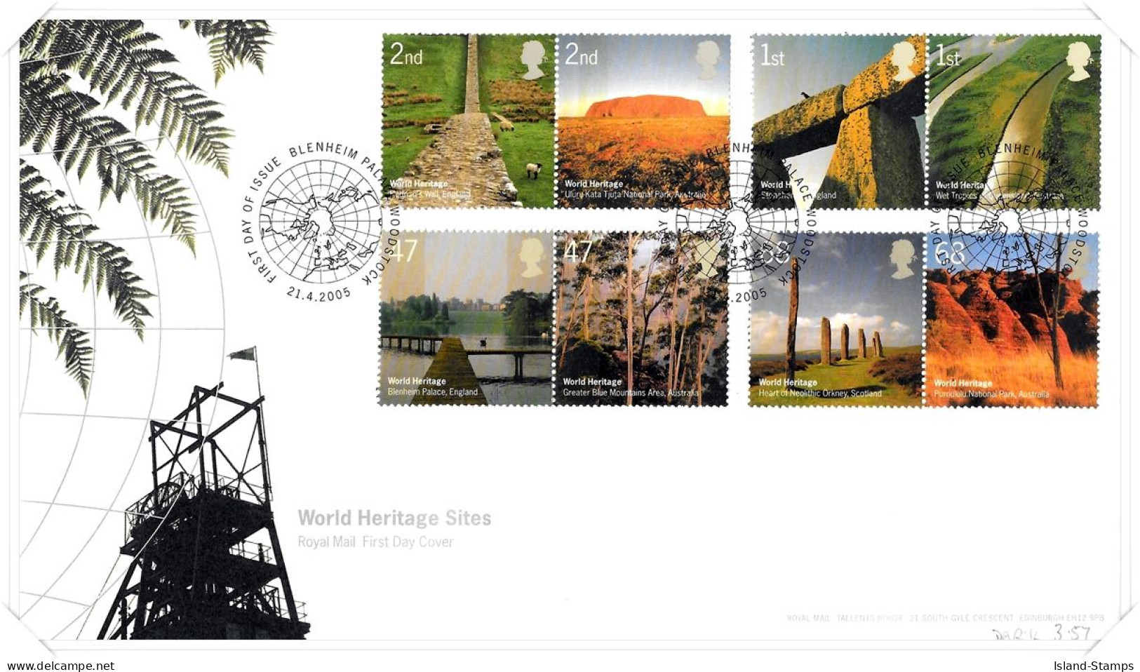 2005 World Heritage Sites Unaddressed TT - 2001-2010 Dezimalausgaben