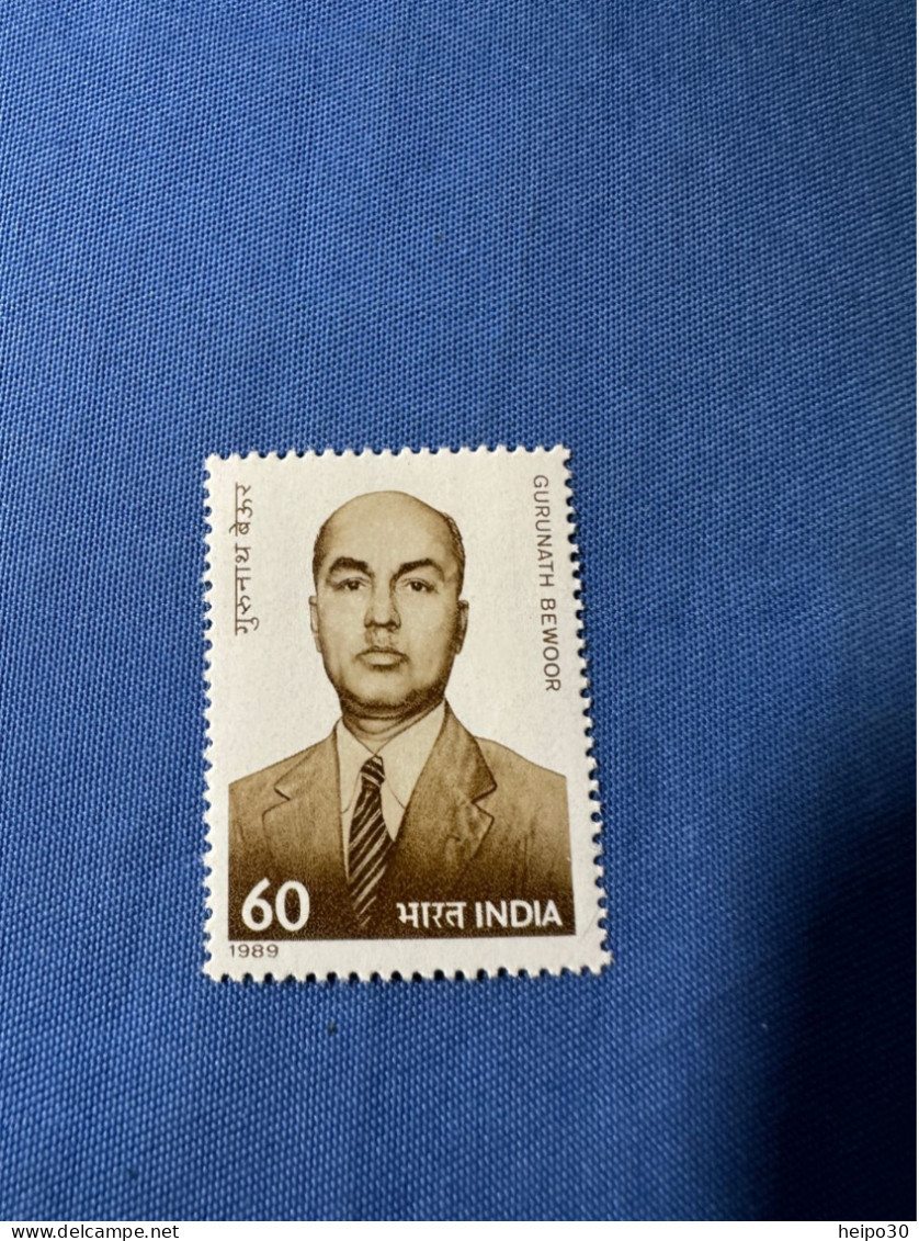 India 1989 Michel 1244 Gurunath Bewoor MNH - Ungebraucht