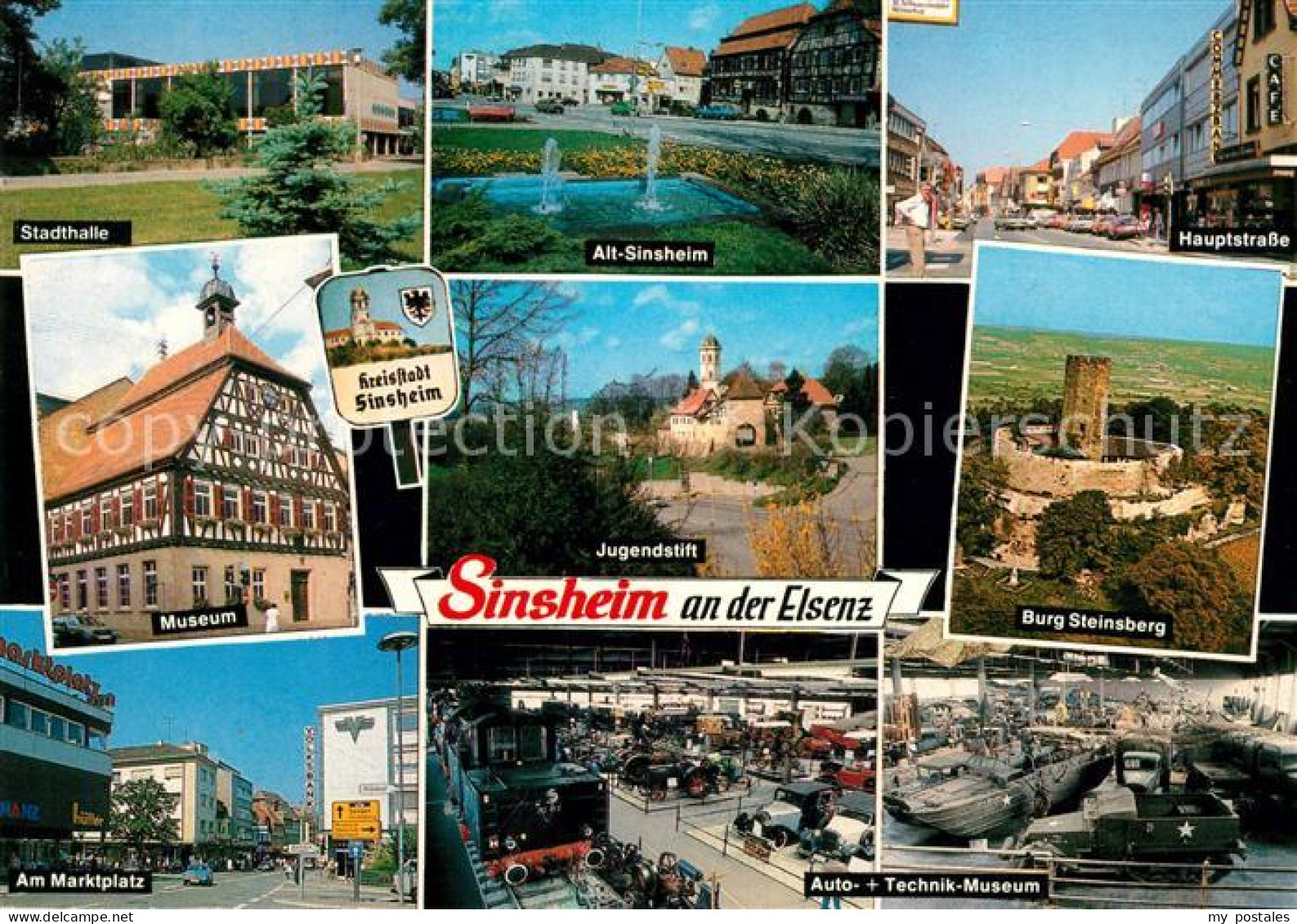 73071913 Sinsheim Elsenz Stadthalle Museum Marktplatz Altstadt Jugendstift Museu - Sinsheim