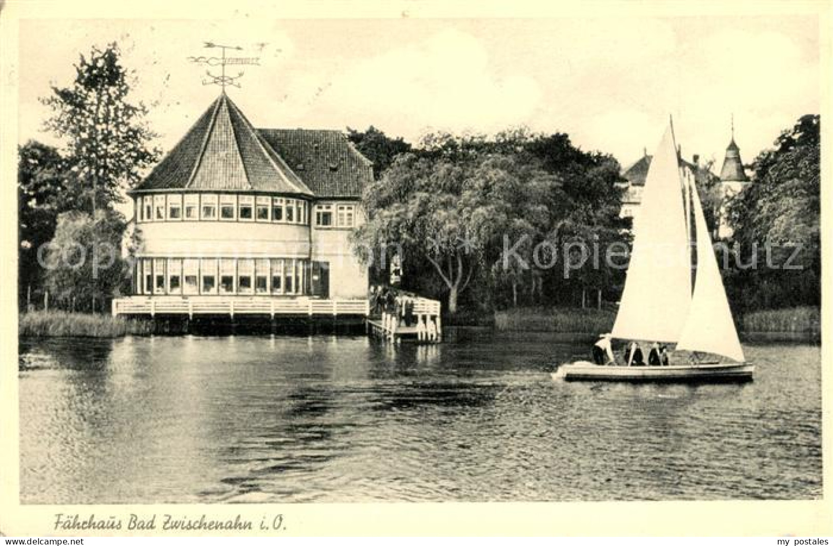 73071814 Bad Zwischenahn Faehrhaus Restaurant Cafe Segelboot Zwischenahner Meer  - Bad Zwischenahn