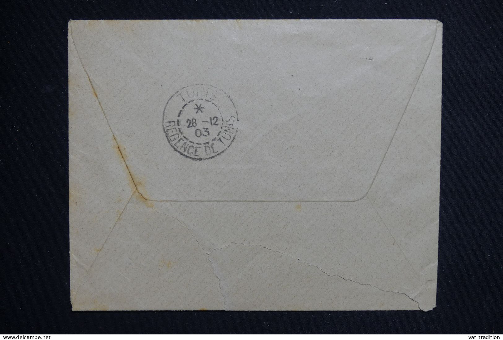 TUNISIE - Enveloppe En Recommandé De Tunis Pour Tunis En 1903  - L 150170 - Briefe U. Dokumente