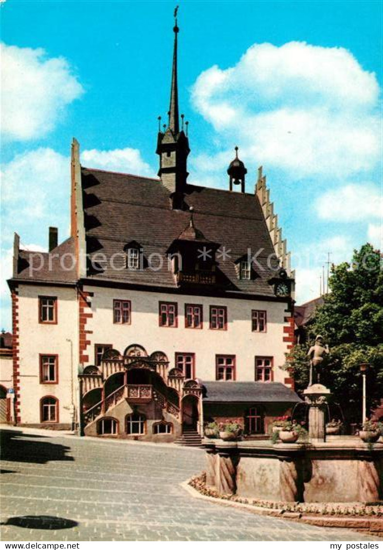 73071460 Poessneck Rathaus Poessneck - Poessneck