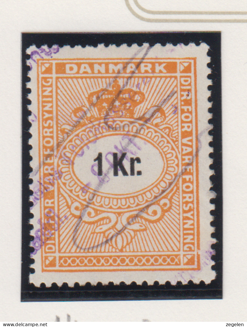 Denemarken Fiskale Zegel Cat. J.Barefoot Import Licence 14 - Revenue Stamps