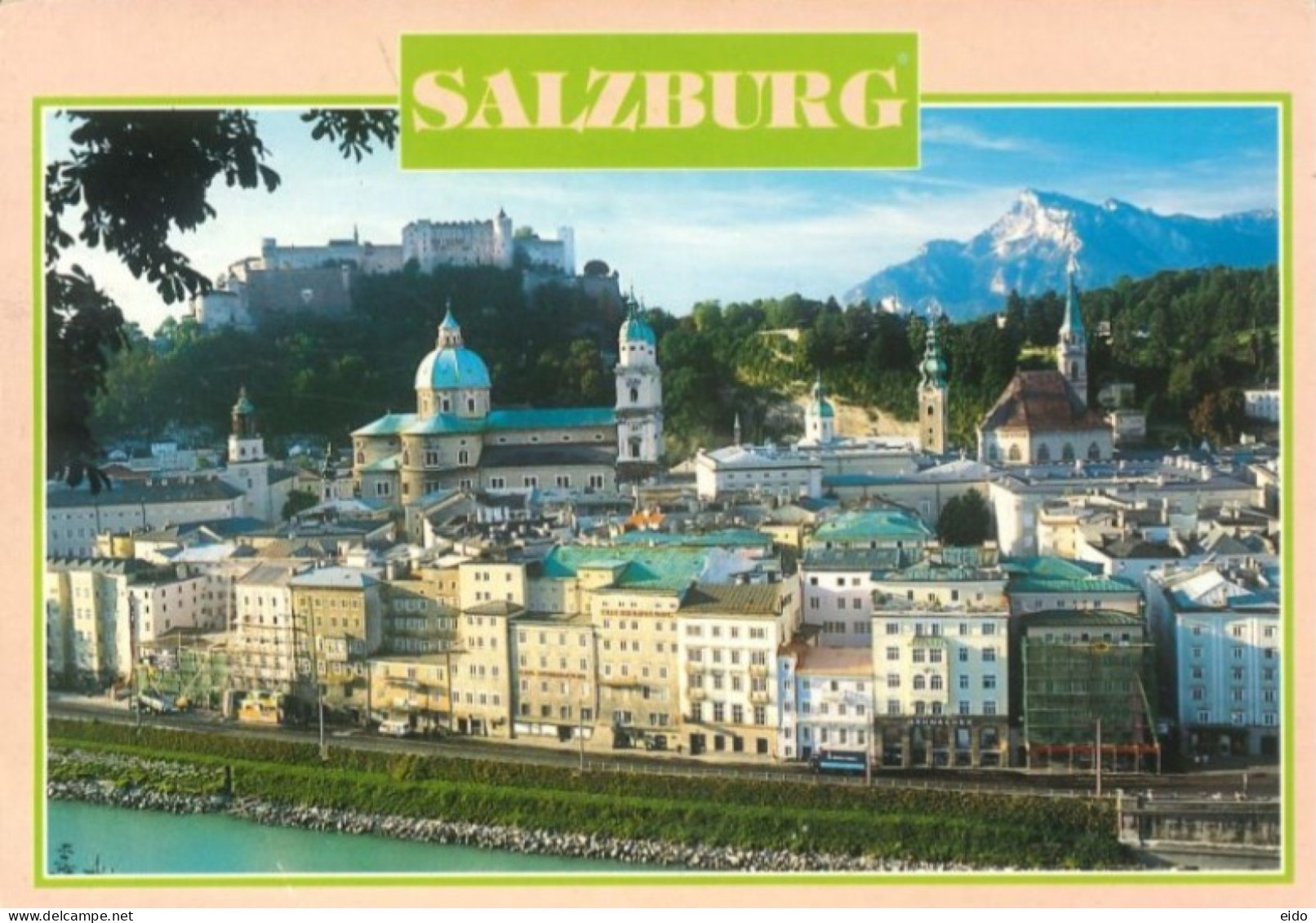 AUSTRIA - 1995, SALZBURG POSTCARD WITH STAMP SENT TO FRANCE. - Lettres & Documents