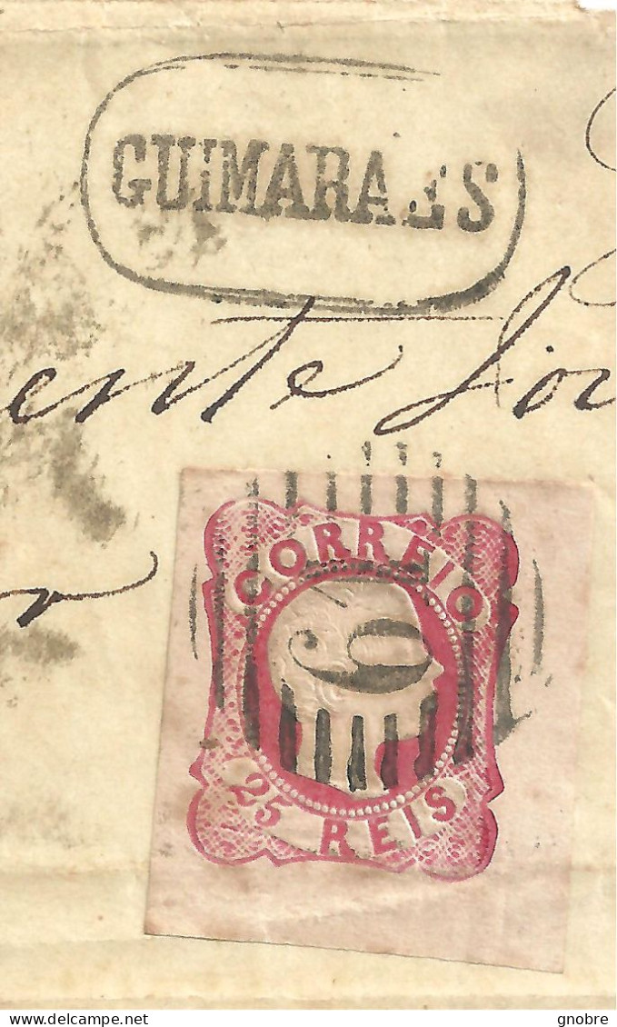 PORTUGAL COVER PORTO GUIMARAES 1859? - Storia Postale