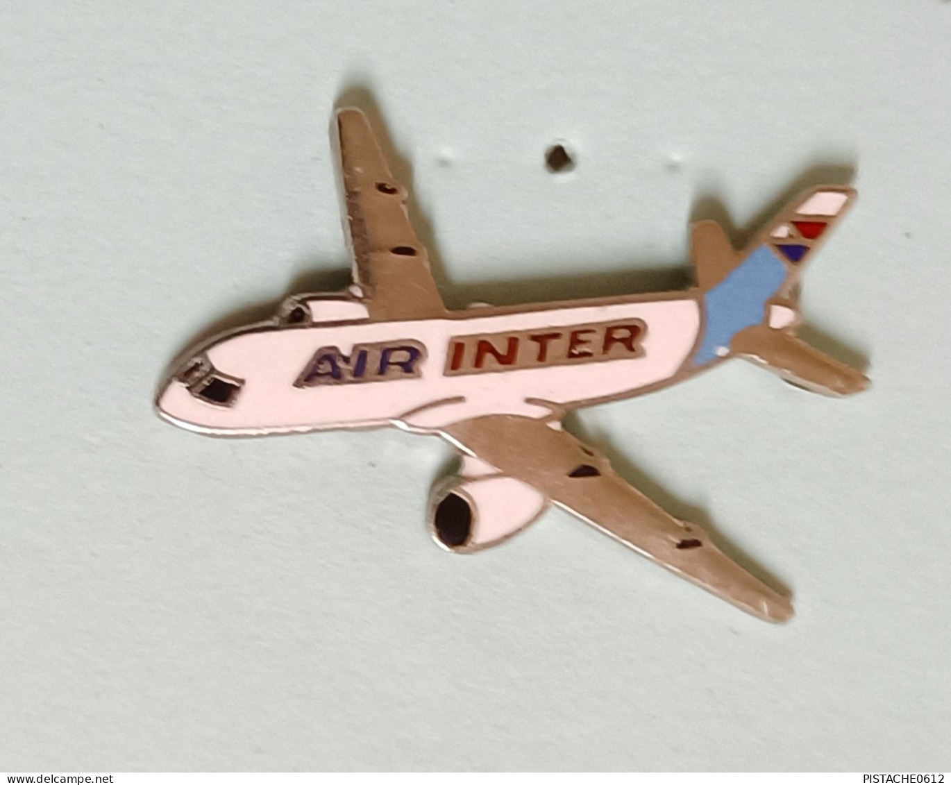 Pin's Avion Air Inter Signé Primotop - Avions