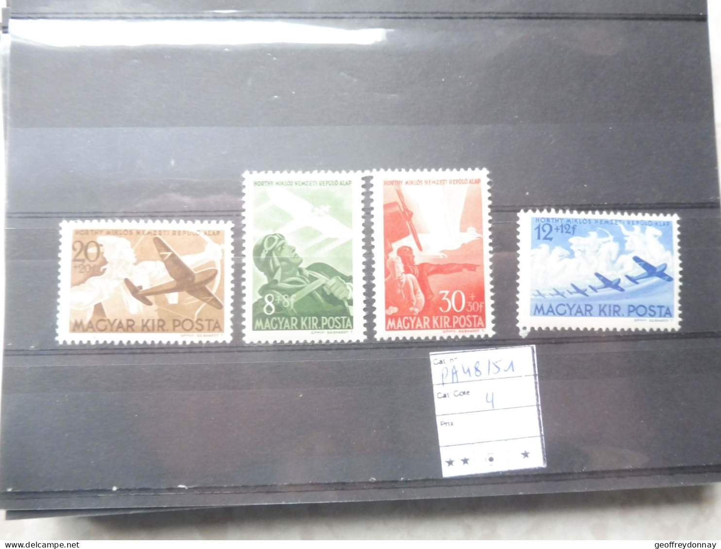 Hongrie Magyar Pa PA Poste Aerienne Aero 48/51 Mnh Neuf **  Parfait Perfect - Ongebruikt