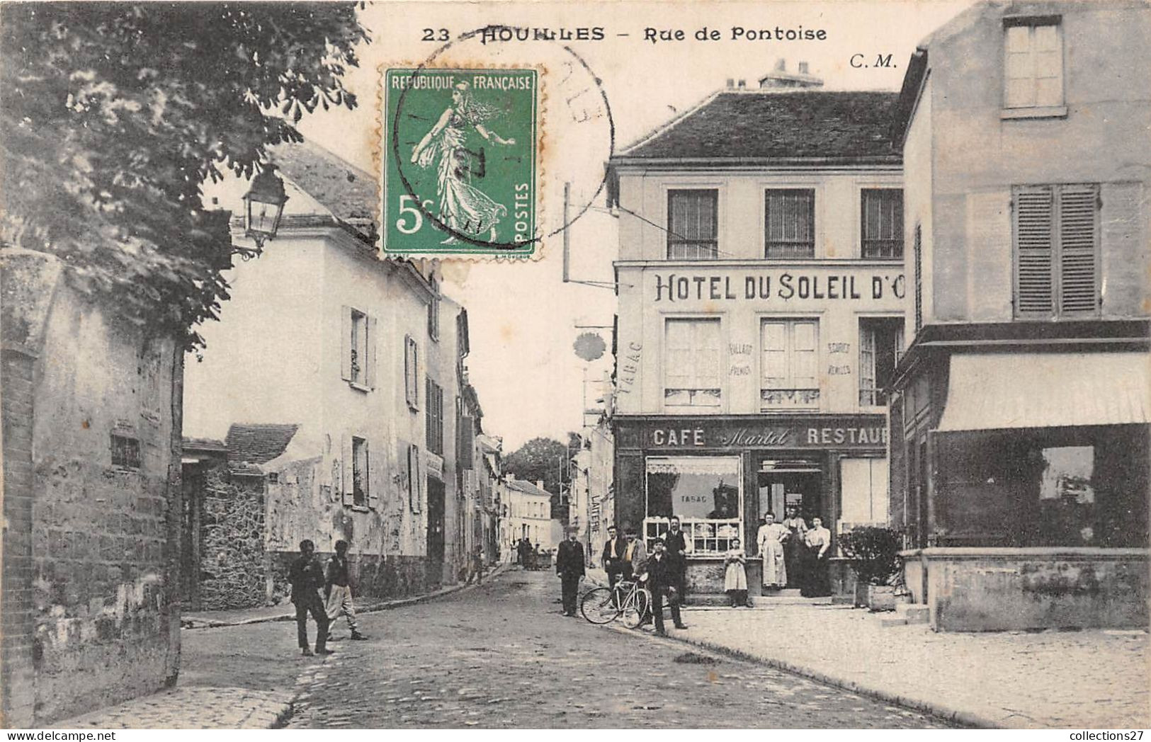 78-HOUILLES- RUE DE PONTOISE - Houilles