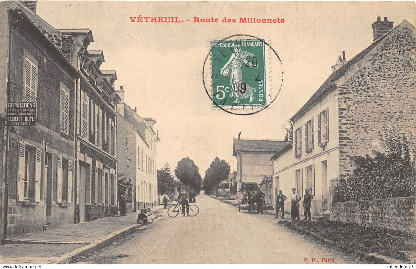 95-VETHEUIL- ROUTE DES MILLONNETS - Vetheuil