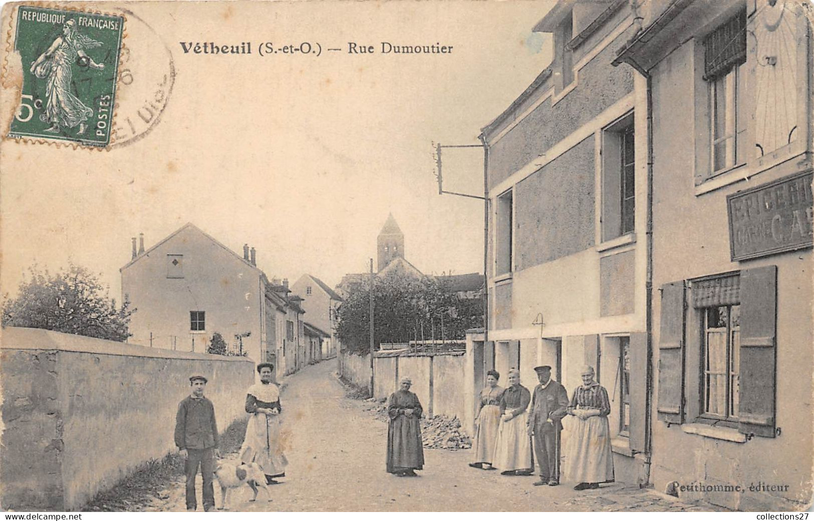 95-VETHEUIL- RUE DUMOUTIER - Vetheuil