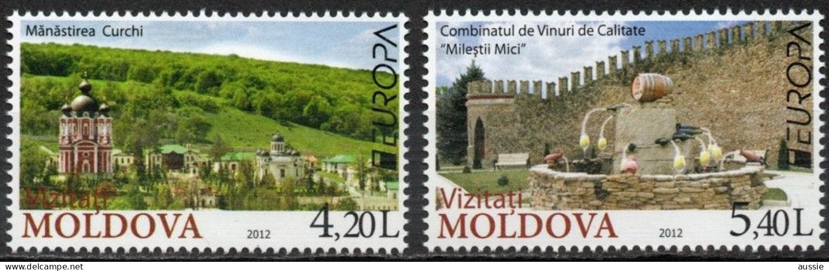 Moldova Moldavie 2012 Yvertn° 684-685 ***  MNH Cote 9,60 € Tourisme - 2012