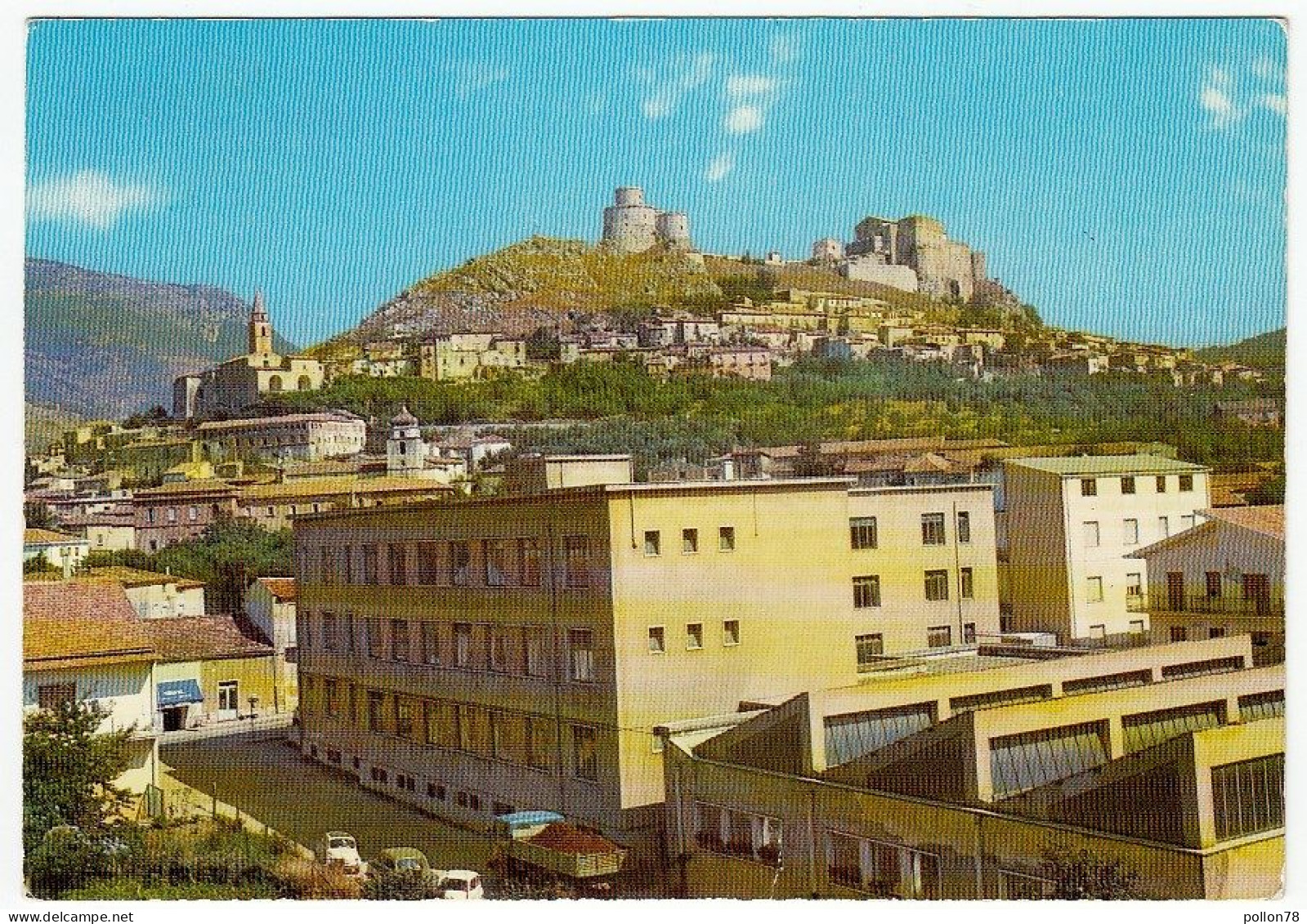 MONTESARCHIO - BENEVENTO - SCUOLA MEDIA E TORRE MEDIOEVALE - 1974 - Benevento