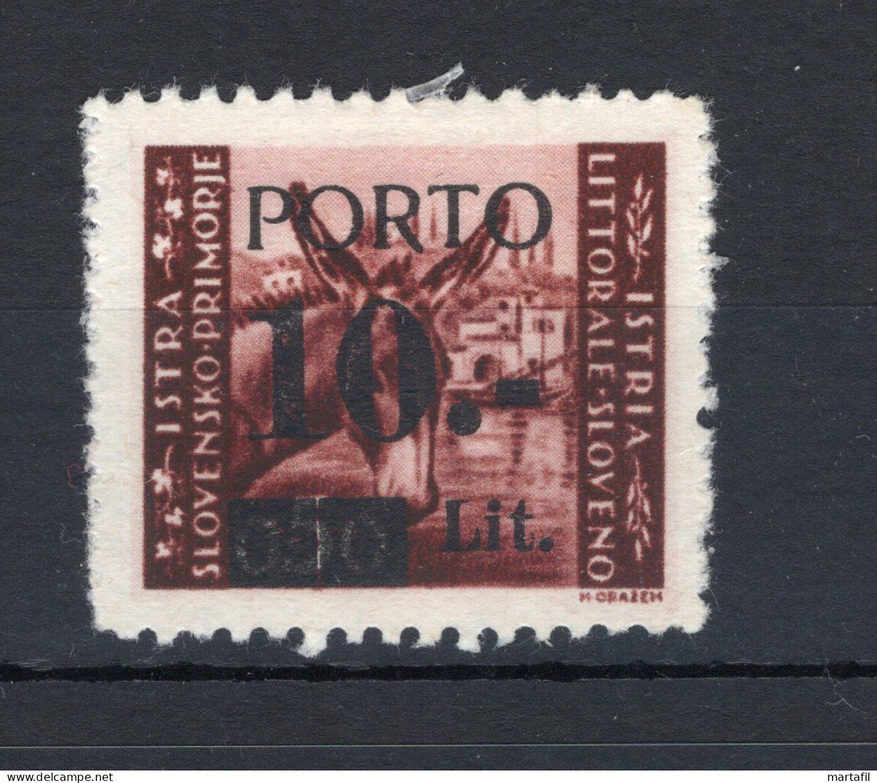 1945 Istria E Litorale Sloveno Occ. Jugoslava Segnatasse S4 * - Jugoslawische Bes.: Slowenische Küste