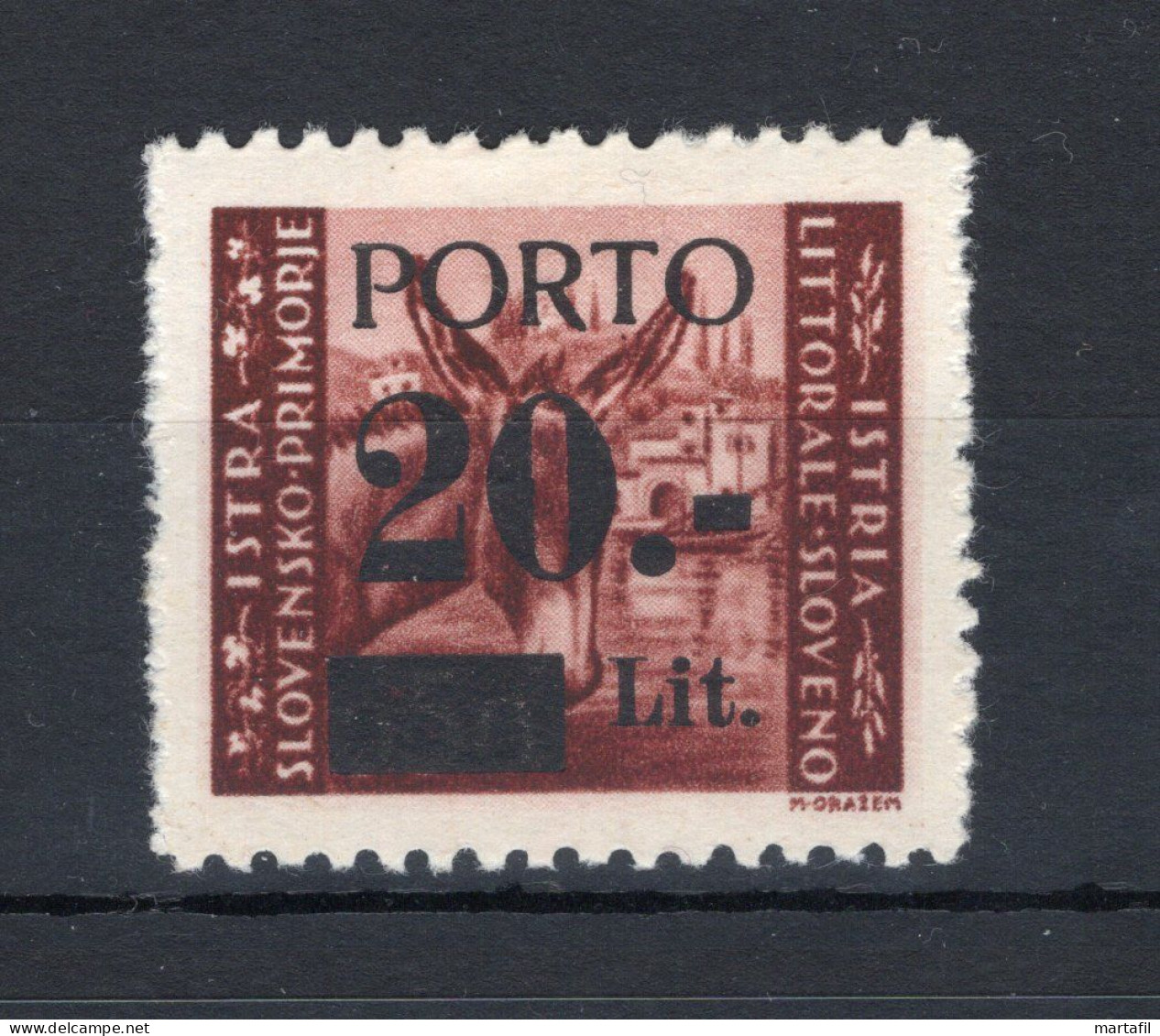 1945 Istria E Litorale Sloveno Occ. Jugoslava Segnatasse S5 * - Occup. Iugoslava: Litorale Sloveno