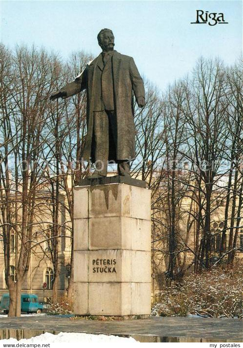 73070509 Riga Lettland Statue Of Peteris Stucka Monument Riga Lettland - Lettonie