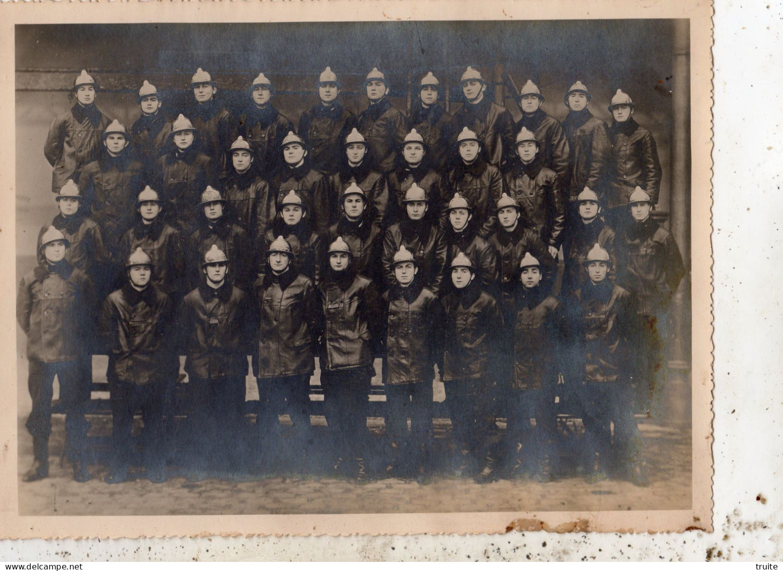 VINCENNES NOMS DES SAPEURS POMPIERS  ( PHOTOGRAPHIE ) - Firemen