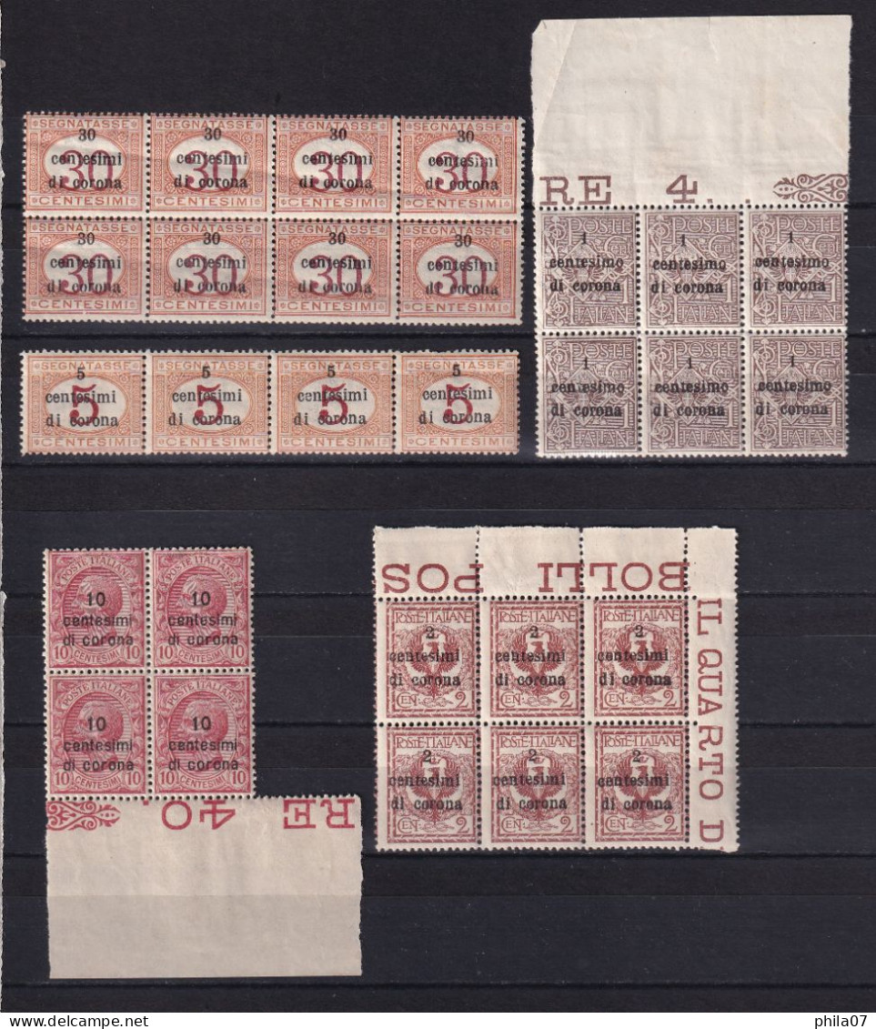 Italian Occupation Of Dalmatia, Lot Of Unused Stamps / 5 Scans - Other & Unclassified